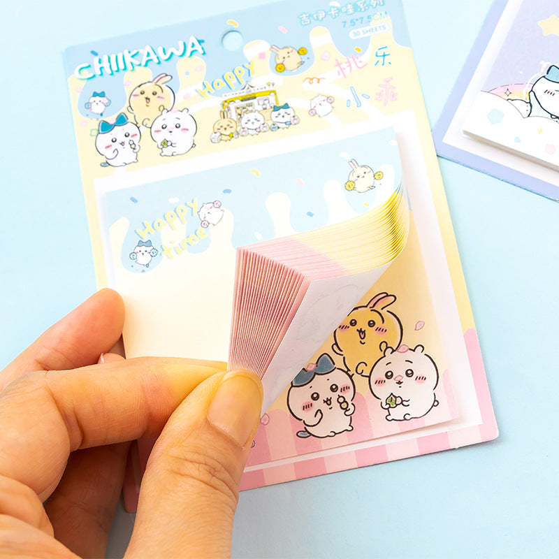Chiikawa Kawaii Pastel Sticky Notes