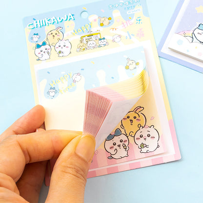 Chiikawa Kawaii Pastel Sticky Notes