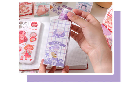 Lolita Milk Box Kawaii PET Adhesive Tape – Cute Scrapbook & Planner Washi Tape