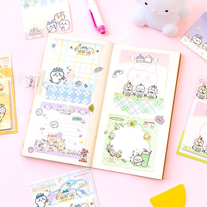 Chiikawa Kawaii Pastel Sticky Notes