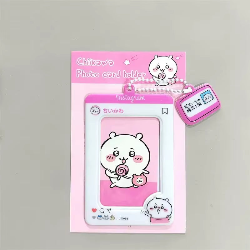 (NEW ARRIVAL) Chiikawa Instagram-Style Card Holder - Cute ID & Bus Card Case