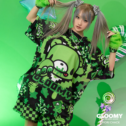 (NEW ARRIVAL) ACDC RAG Gloomy x Sophie Powers Oversived Tee – Black/Green