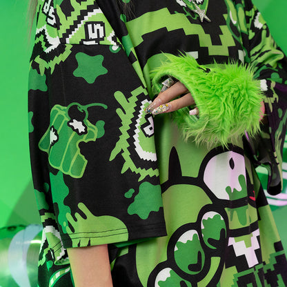 ACDC RAG Gloomy x Sophie Powers Oversived Tee - Black/Green