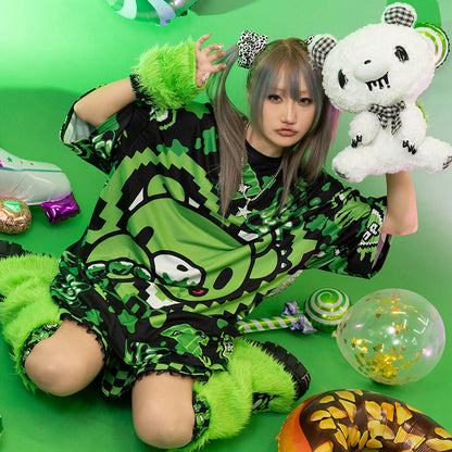 ACDC RAG Gloomy x Sophie Powers Oversived Tee - Black/Green