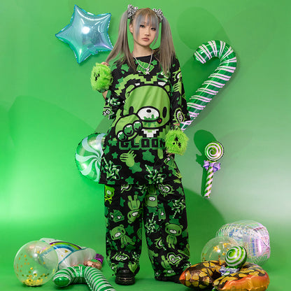 ACDC RAG Gloomy x Sophie Powers Oversived Tee - Black/Green