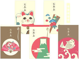 Otoshidama Envelopes – Retro Japanese Pattern