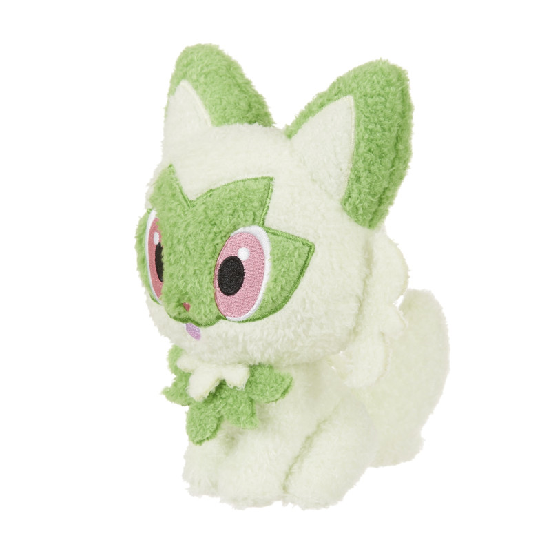 Pokémon Sprigatito Plush 21.5cm – Official Sekiguchi Doll with Fluffy Texture