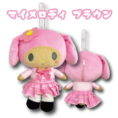 Sanrio Characters - Gyaru Gal Series - Big Pouch Plush Keychain