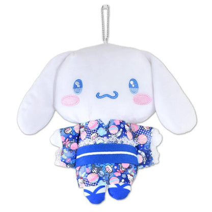 Sanrio Characters Big Plush Keychain Pouch -  Kimono Edition