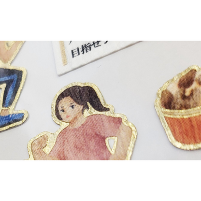 Kamio Japan - Otona Sticker Sheet - Muscular Fitness