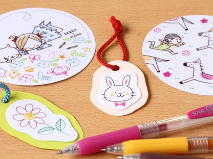 Zebra Sarasa Clip Gel Pen Set - 0.4mm - 10 Color Set N