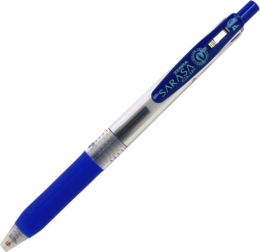 Zebra Sarasa Clip Gel Pen – 0.4mm – Blue