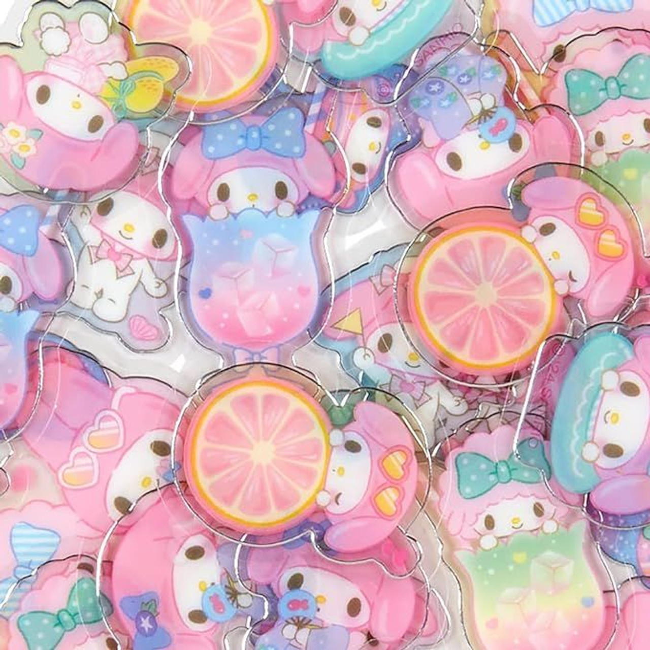 Sanrio My Melody - Summer Clear Stickers