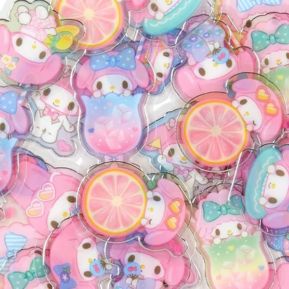 Sanrio My Melody - Summer Clear Stickers