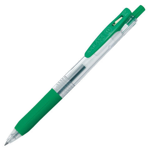 Zebra Sarasa Clip Gel Pen – 0.4mm – Green0