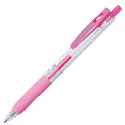Stylo gel Zebra Sarasa Clip - 0,4 mm - Rose clair