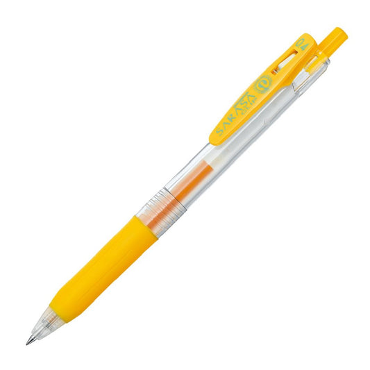 Zebra Sarasa Clip Gel Pen – 0.4mm – Yellow