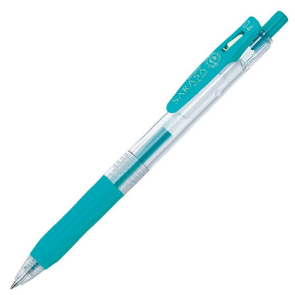 Stylo gel Zebra Sarasa Clip - 0,4 mm - Bleu-vert