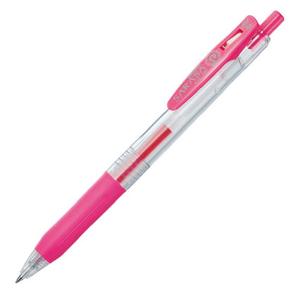 Stylo gel Zebra Sarasa Clip - 0,4 mm - Rose
