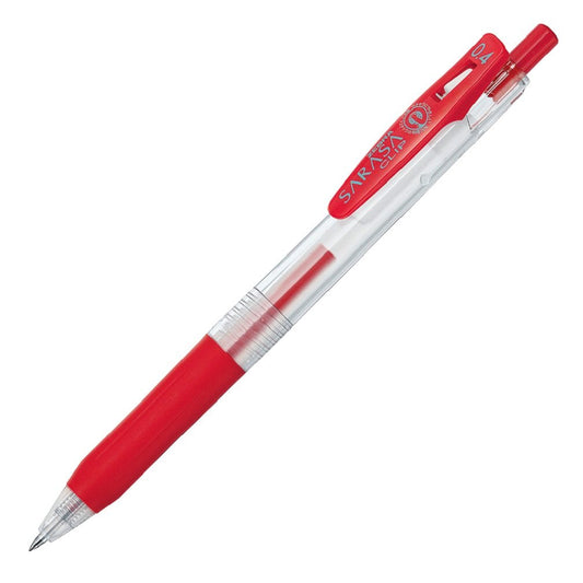 Zebra Sarasa Clip Gel Pen – 0.4mm – Red