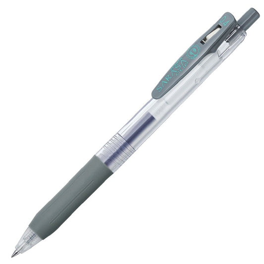 Zebra Sarasa Clip Gel Pen – 0.4mm – Grey