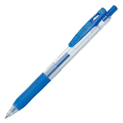 Stylo gel Zebra Sarasa Clip - 0,4 mm - Bleu cobalt