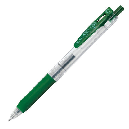 Zebra Sarasa Clip Gel Pen - 0.4mm - Viridian Green