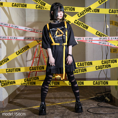 ACDC RAG Error Code T-Shirt - Yellow Edition