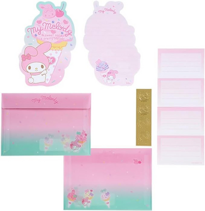 Sanrio My Melody - Letter Set  Ice Cream Party