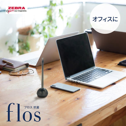 Zebra Floss Glass Desk Pen – 0.7mm – Clear