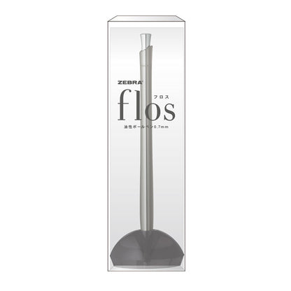 Zebra Floss Glass Desk Pen – 0.7mm – Clear