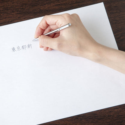 Zebra Notebook Mini Ballpoint Pen T-3 Stainless Steel Black Ink