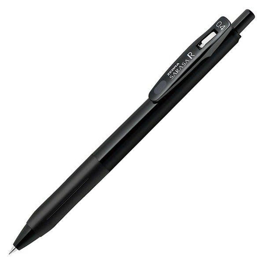 Zebra Sarasa R Gel Pen - 0.4mm - Black 2