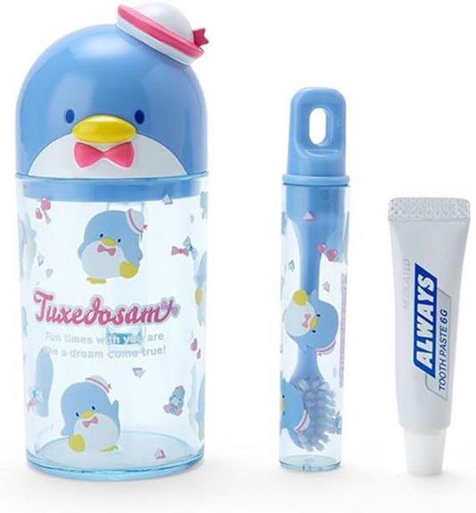 Sanrio Tuxedo Sam - Toothbrush & Cup Set