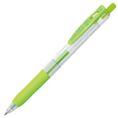 Zebra Sarasa Clip Gel Pen – 0.4mm – Light Green
