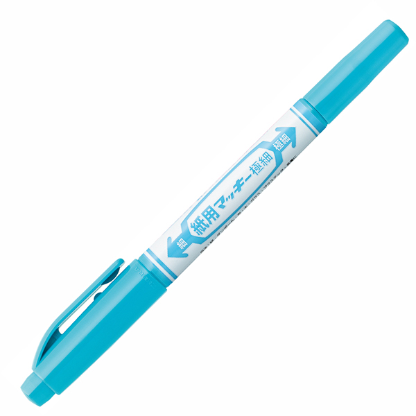 Feutre Zebra McKee - Pointe extra fine - Bleu pâle