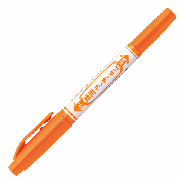 Feutre Zebra McKee - Pointe extra-fine - Orange