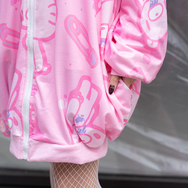 ACDC RAG x Gloomy Bear - Zip Hoodie Jacket