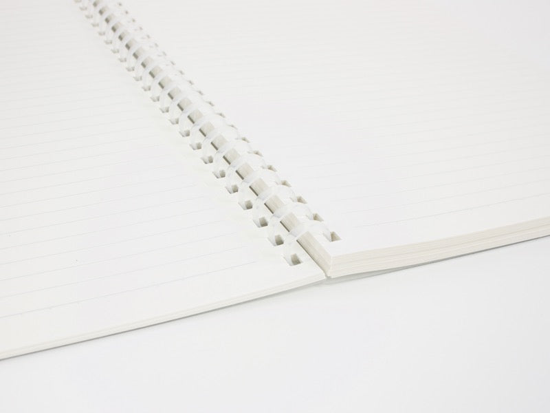 KOKUYO Soft Ring Notebook – A5 B-Ruled 30 Lines (Clear Cover)
