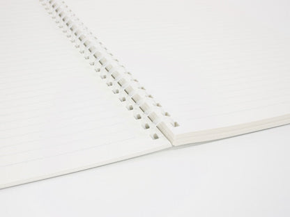 KOKUYO Soft Ring Notebook - A5 B-Ruled 30 Lines - Clear Cover