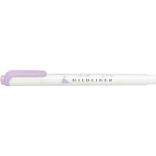 Zebra Mildliner – White Series Limited Edition - Lilac Purple