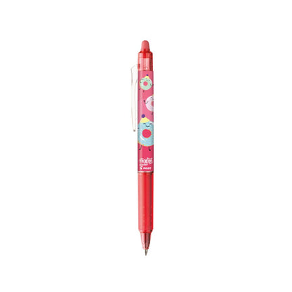 NEW! Pilot FriXion Clicker - 0.7mm - Limited Edition Sweet Paradise - Red Donut