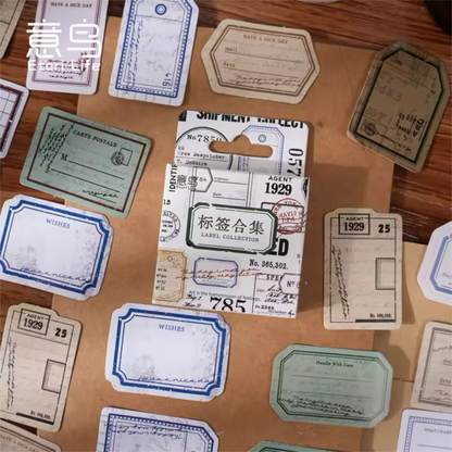 NEW! Label Collection - Sticker Pack - 45 Stickers