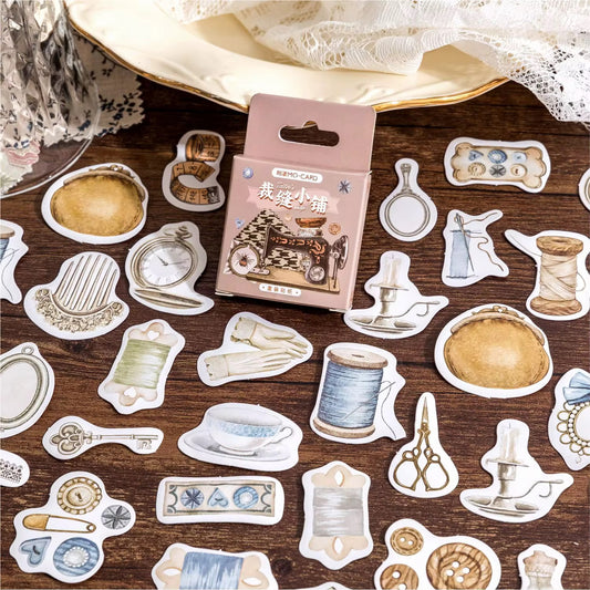 (NEW ARRIVAL) Sticker Box – Tailor’s Shop – 46 Stickers