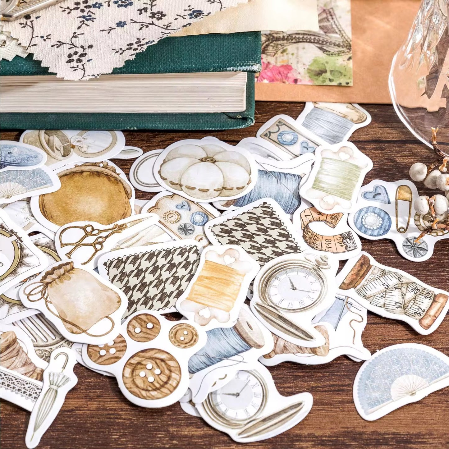 (NEW ARRIVAL) Sticker Box – Tailor’s Shop – 46 Stickers