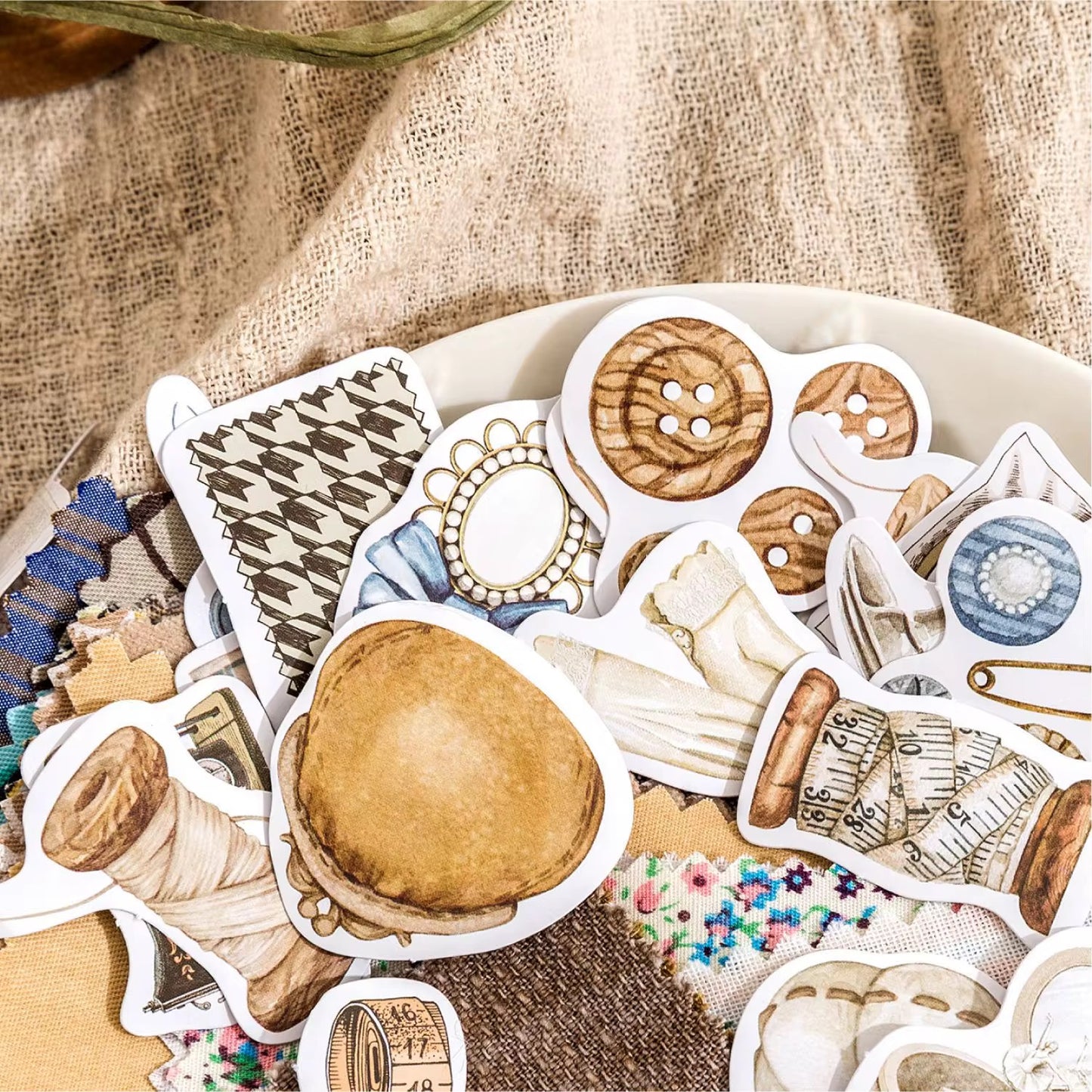 (NEW ARRIVAL) Sticker Box – Tailor’s Shop – 46 Stickers