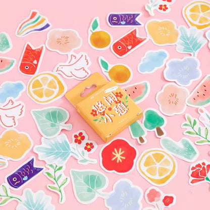 Sticker Box - Yuzu Garden - 46 Stickers