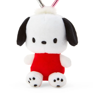 Sanrio Pochacco - Plush Keychain All My Heart 🐶