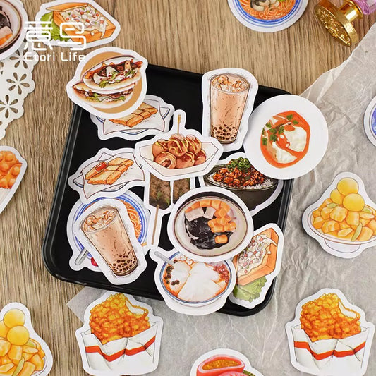 (COMING SOON) Sticker Box – Taiwan Night Market Bites – 46 Stickers