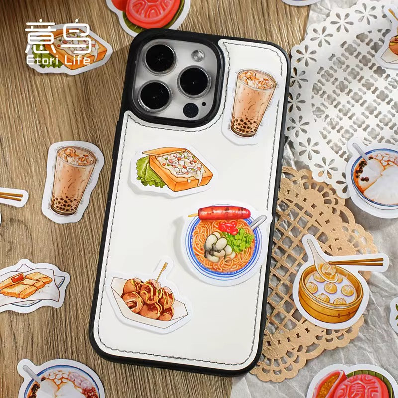 (COMING SOON) Sticker Box – Taiwan Night Market Bites – 46 Stickers